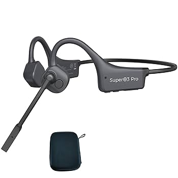 PALV ear 骨伝導 イヤホン クリアデザイン 収納ケース付き 骨伝導イヤホン PALV Earwear クリア